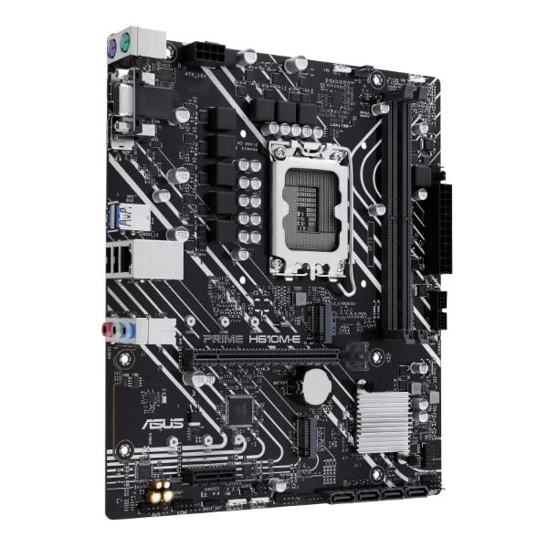 ASUS Prime H610M-E DDR5 Intel LGA 1700 mATX Motherboard Supports Intel 12th, 13th & 14th Gen Processors