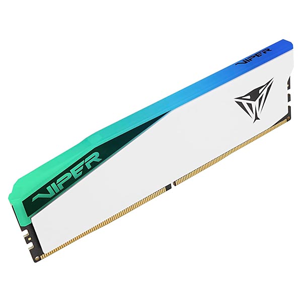 Patriot Viper Elite 5 RGB DDR5 32GB (1 x 32GB) 6000 MHz CL30 RAM DIMM Module (White)