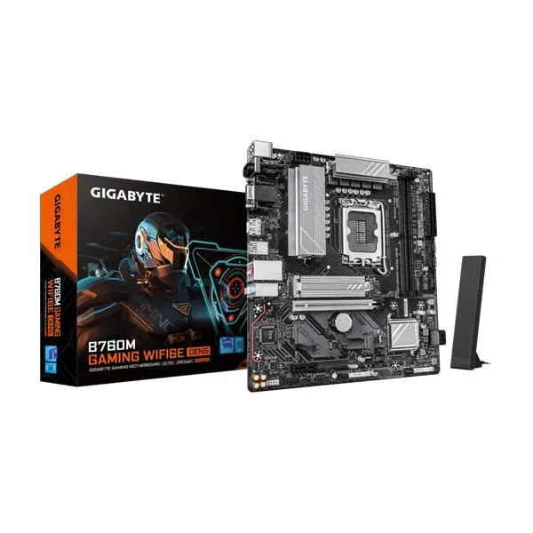 Gigabyte B760M GAMING WIFI6E GEN5 Micro ATX LGA1700 Motherboard