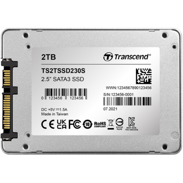 Transcend 2TB SSD230 SATA III 2.5″ Internal SSD