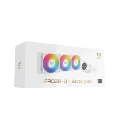Xigmatek Frozr-O II 360 Arctic ARGB 360mm CPU Liquid Cooler With LCD Display (White)