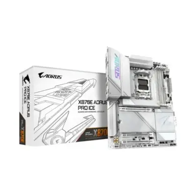 Gigabyte X870E Aorus Pro Ice AM5 LGA 1718 ATX Motherboard
