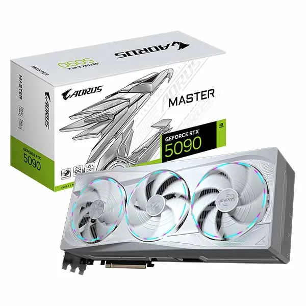 Gigabyte AORUS GeForce RTX 5090 Master Ice 32GB GDDR7 Graphics Card