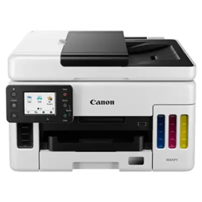 Canon MAXIFY GX6070 All-in-One Wireless Ink Tank (Colour) Business Printer for High Volume Document Printing, White and Blackthe