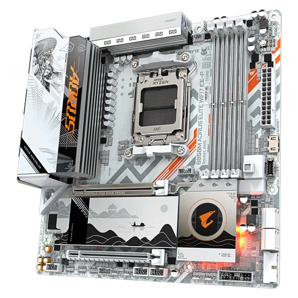 Gigabyte B850M AORUS ELITE WIFI7 ICE-P M-ATX Motherboard