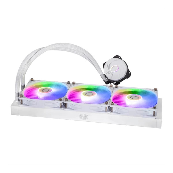 Cooler Master MasterLiquid 360L Core ARGB 360mm CPU Liquid Cooler (White)