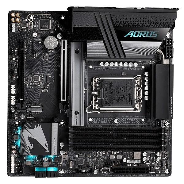 Gigabyte B760m Aorus Pro Ddr5 Intel 13th And 12th Gen Support Lga 1700 M-atx Motherboard Supports Intel 12th, 13th & 14th Gen Processors