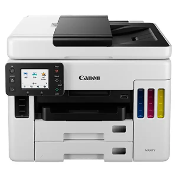 Canon MAXIFY GX7070 Easy Refillable Ink Tank Wireless 4-in-1 Business Printer for High Volume Document Printing