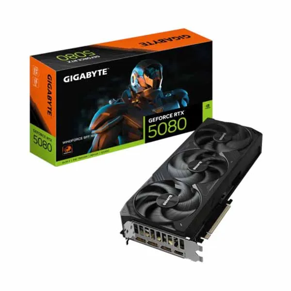 Gigabyte GeForce RTX 5080 Windforce SFF 16GB GDDR7 Graphics Card