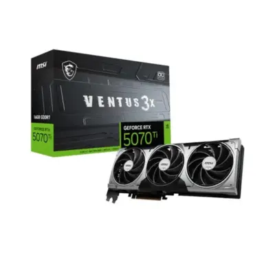MSI GeForce RTX 5070 Ti Ventus 3X OC 16GB GDDR7 Graphics Card