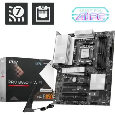 MSI PRO B850-P WiFi 7 DDR5 ATX Motherboard