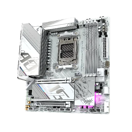 GIGABYTE X870M AORUS Elite WIFI7 ICE AMD AM5 Motherboard