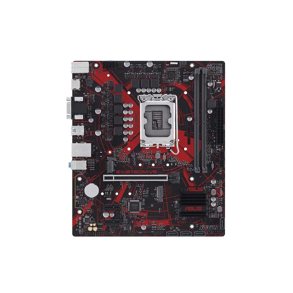 Asus Ex-B760M V5 Lga1700 Micro Atx Motherboard (EX-B760M-V5) Supports Intel 12th, 13th & 14th Gen Processors