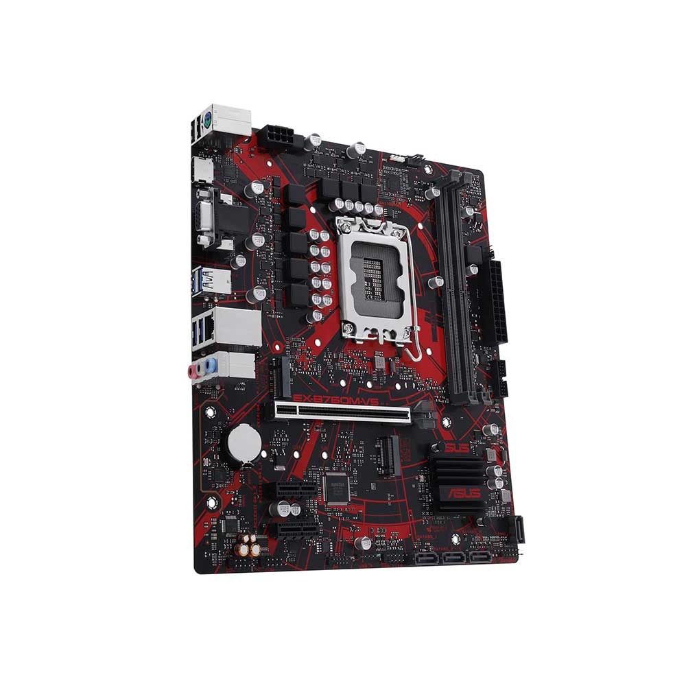 Asus Ex-B760M V5 Lga1700 Micro Atx Motherboard (EX-B760M-V5) Supports Intel 12th, 13th & 14th Gen Processors