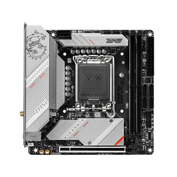 MSI MPG B760I EDGE WIFI LGA 1700 DDR5 Mini ITX Motherboard Supports Intel 12th , 13th & 14th Gen Processors