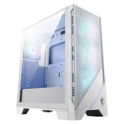 MSI MAG Forge 320R Airflow Premium Gaming PC Case (White)