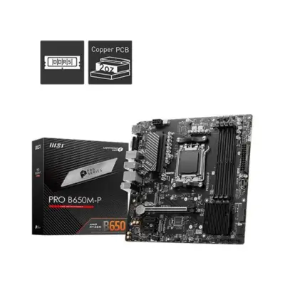MSI PRO B650M-P DDR5 mATX Gaming Motherboard