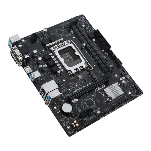 Asus Prime H610M-R D4-CSM Motherboard Supports Intel 12th, 13th & 14th Gen Processors