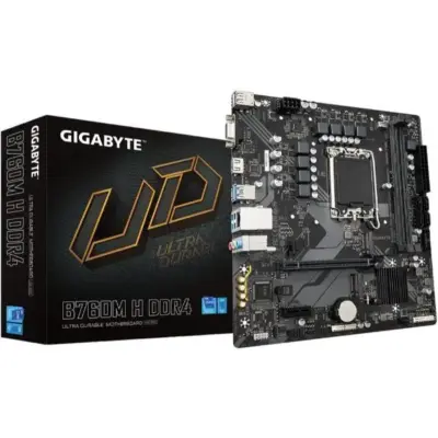 Gigabyte B760M H DDR4 mATX LGA 1700 Intel Motherboard Supports Intel 12th, 13th & 14th Gen Processors