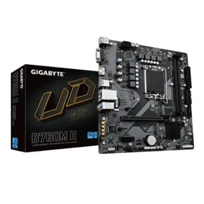 Gigabyte B760M H DDR5 mATX Intel LGA 1700 Motherboard Supports Intel 12th, 13th & 14th Gen Processors