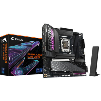 Gigabyte B860M AORUS ELITE WIFI6E LGA 1851 mATX Motherboard