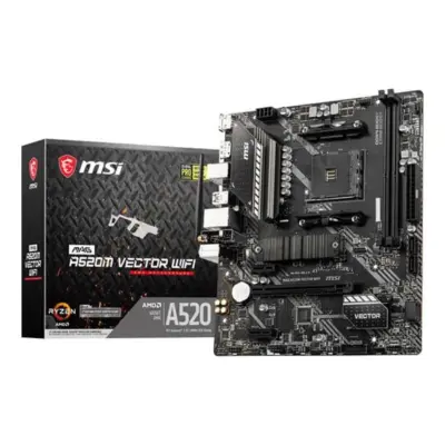 MSI MAG A520M VECTOR WIFI AM4 Micro-ATX Motherboard