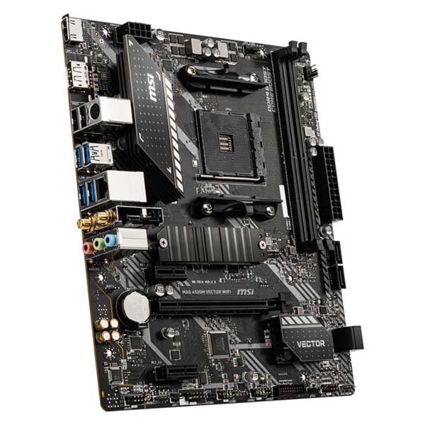 MSI MAG A520M VECTOR WIFI AM4 Micro-ATX Motherboard