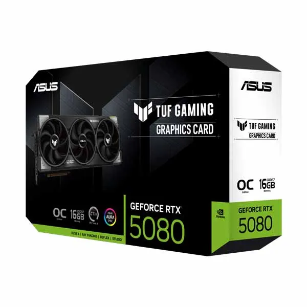 ASUS TUF Gaming Rtx 5080 16GB GDDR7 Graphics Card