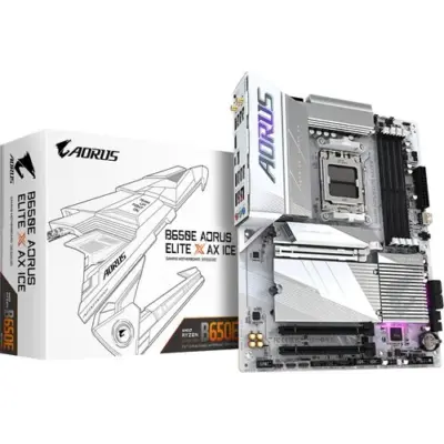 Gigabyte B650E AORUS ELITE X AX ICE ATX AM5 Motherboard