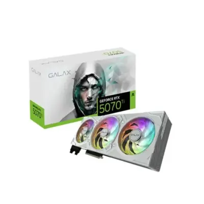 Galax Rtx 5070 Ti EX Gamer 1-Click OC White 16Gb GDDR7 Graphics Card