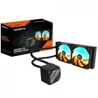 GIGABYTE GAMING 240 ARGB 240mm CPU Liquid Cooler (Black)