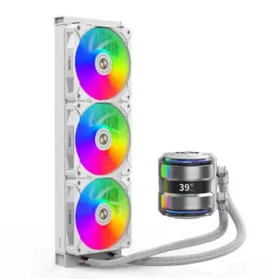 ALSEYE Infinity i360 AIO CPU Liquid Cooler (White)