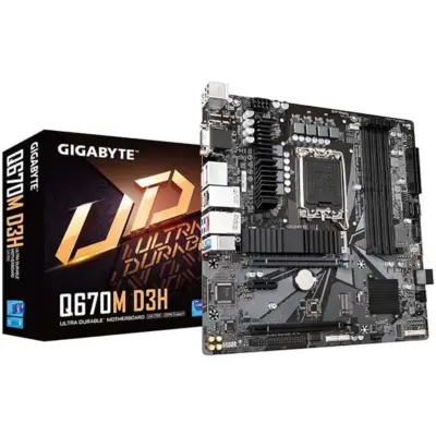 Gigabyte Q670M D3H (rev. 1.0) DDR5 Motherboard/