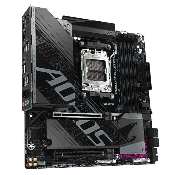 Gigabyte B840M Aorus Elite WiFi6E AM5 M-ATX AMD Motherboard