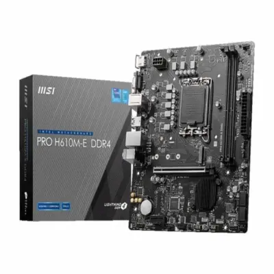 MSI Pro H610M-E DDR4 Intel Motherboard Supports Intel 12th , 13th & 14th Gen Processors