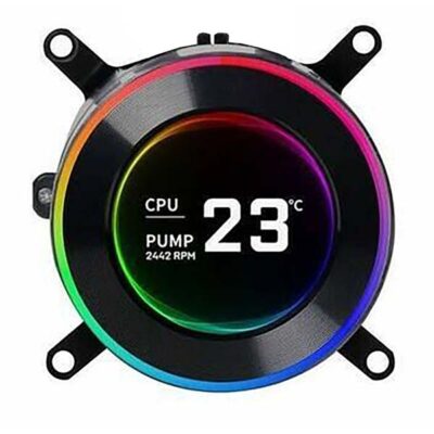 Lian Li Hydroshift II LCD-C 360N Fanless CPU Liquid Cooler (Black)