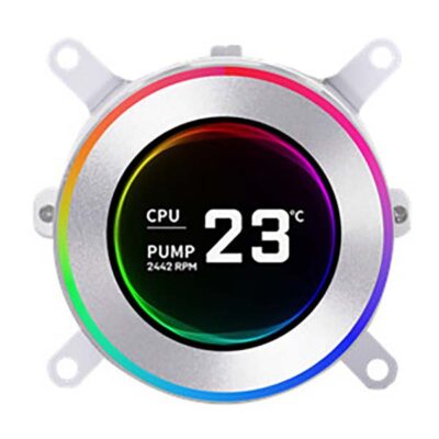 Lian Li Hydroshift II LCD-C 360N Fanless CPU Liquid Cooler (White)