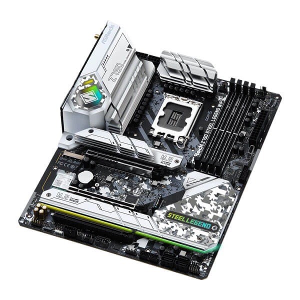 ASRock Z790 Steel Legend WIFI DDR5 Motherboard Supports Intel LGA 1700 Intel 12th , 13th & 14th Gen Processors