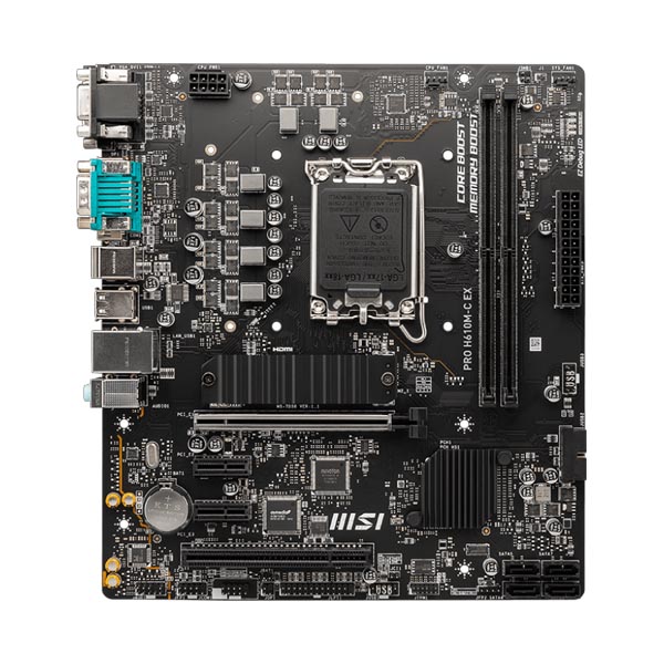 MSI PRO H610M-C EX DDR5 LGA 1700 M-ATX Motherboard