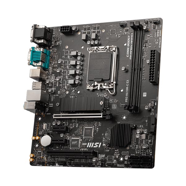 MSI PRO H610M-C EX DDR5 LGA 1700 M-ATX Motherboard