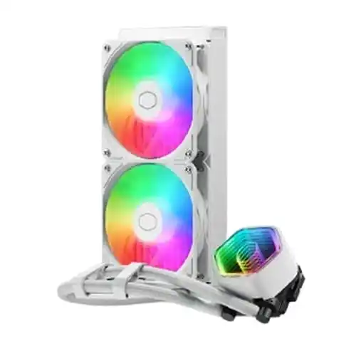 COOLER MASTER MasterLiquid 240 Core II ARGB White CPU Liquid Cooler