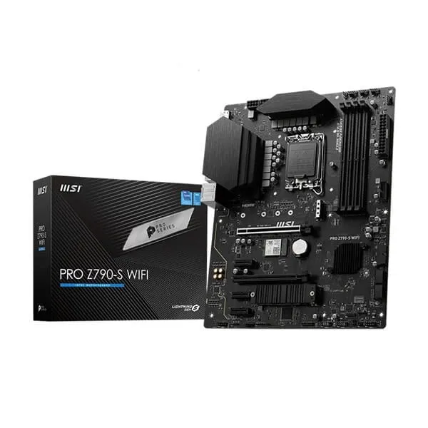 MSI Pro Z790-S WIFI Intel LGA 1700 ATX Motherboard Supports Intel 12th , 13th & 14th Gen Processors
