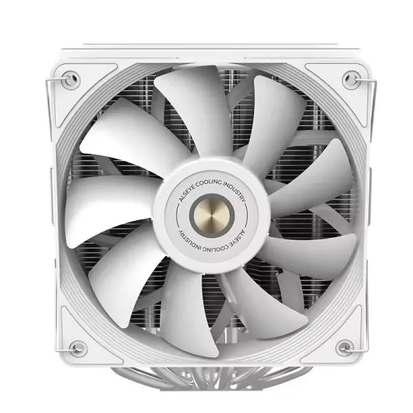 ALSEYE N600 6 Heat Pipes Dual-Tower CPU Air Cooler (White)