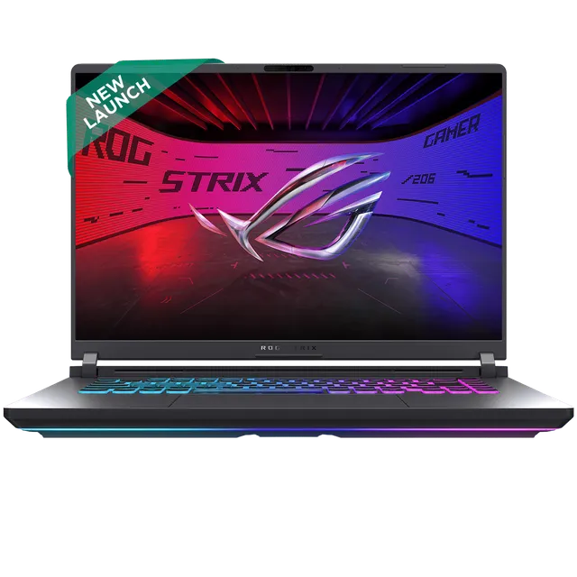 ASUS ROG Strix G16 G615LP-S5022WS Intel Core Ultra 9 Gaming Laptop (32GB, 1TB SSD, Windows 11 Home, 8GB Graphics, 16 inch 240 Hz 2.5K WQXGA IPS Display, NVIDIA GeForce RTX 5070, MS Office Home 2024, Eclipse Gray, 2.65 KG)