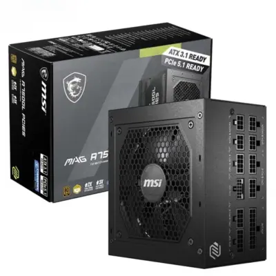 MSI MAG A750GL PCIE5 ATX 3.1 Fully Modular Smps