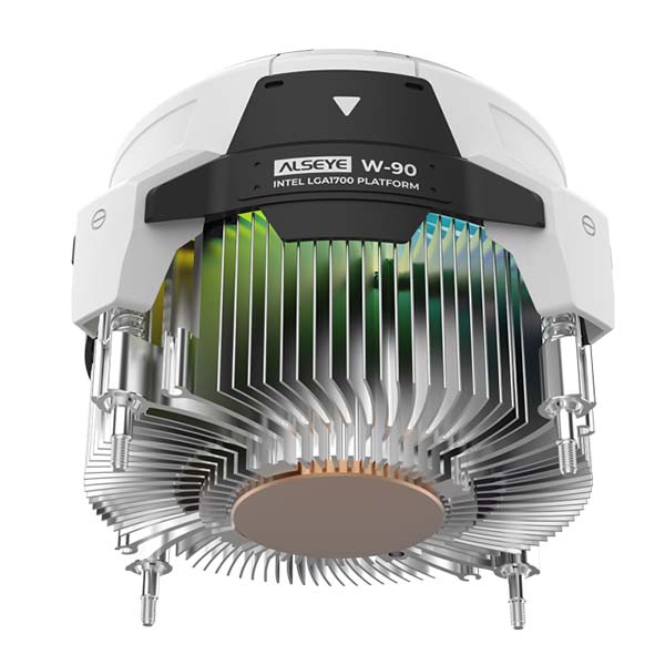 Alseye Warrior W90 ARGB 40mm CPU Air Cooler (For AMD AM4/AM5 Sockets)