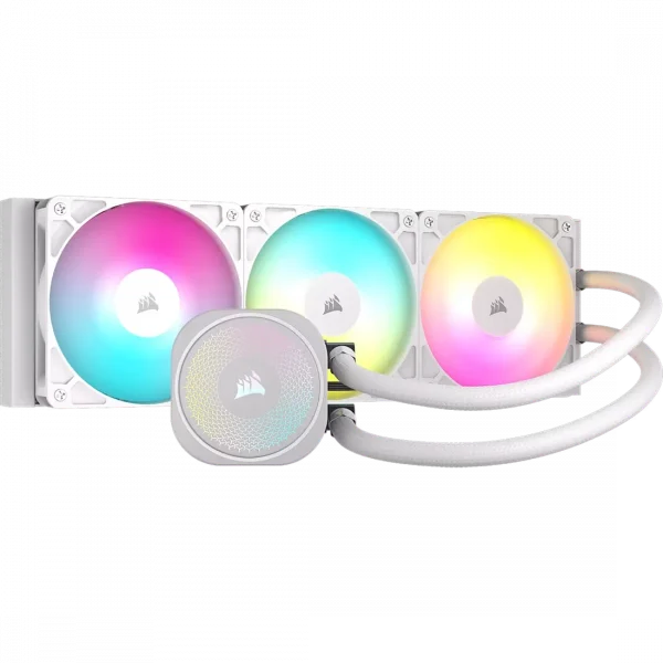 Corsair Nautilus 360 RS ARGB CPU Liquid Cooler (White)
