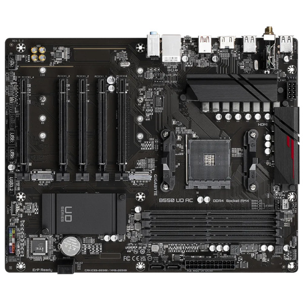 GIGABYTE B550 UD AC AM4 ATX Motherboard