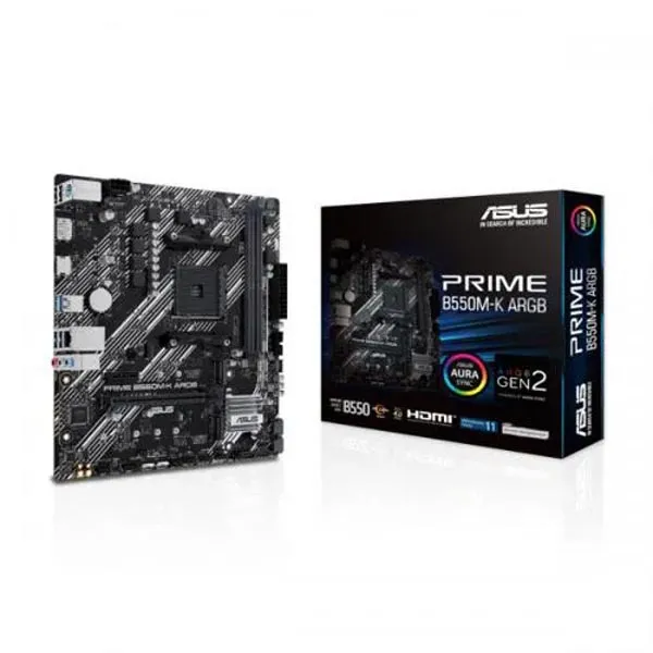 Asus Prime B550M-K ARGB M-ATX Motherboard